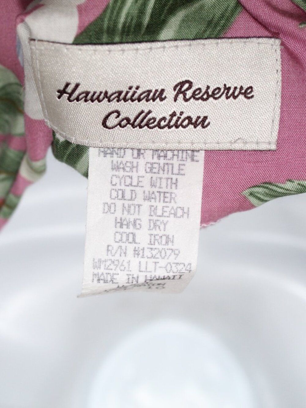 Vintage Hawaiian Reserve Collection women's dress size 10 pink made in Hawaii - Picture 11 of 12